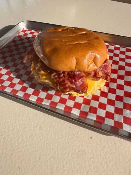 Eggs and Bacon Sandwich